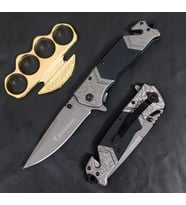 BROWNING yarı otomatik çakı badı mösta hediye 22 cm efsane ??