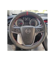 Opel Astra J Universal urun Noktalı Nubuk Kırmızı Yüzüklü Kırmızı Dikişli