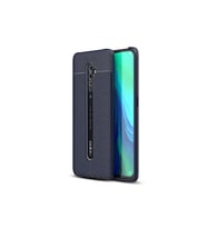 Oppo Reno 2Z Uyumlu Kılıf Zore Niss Silikon Kapak (Lacivert)
