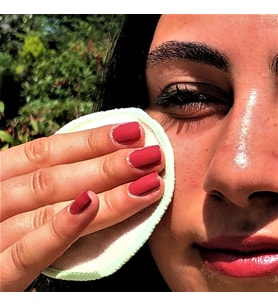 adet Makyaj Temizleme Peti, Tekrar Kullanılabilir, Tekrar Makinede Yıkanabilir, %100 Doğal Pamuk Penye