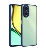 Realme 12 Lite Kılıf Kamera Korumalı Mat Kapak (Lacivert)