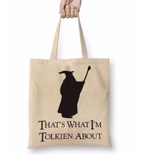 Lord Of The Rings Tolkien Bez Çanta Uzun Saplı