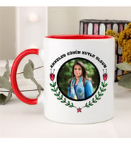 Anneler Günü Hediyesi Kupa Bardak (Kırmızı)