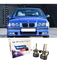 Bmw E36 Led Xenon Uzun Far Ampulü H7 Mono Yeni Seri Beyaz 1996-2000
