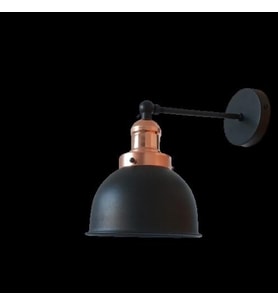 Rys Retro Siyah Bakır Duylu Metal Dekoratif  Rustik Mafsallı Duvar Aplik (Çok Renkli)