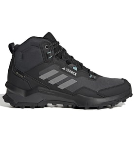 Adidas Terrex AX4 Mid Goretex Womens Boat Su Geçirmez Nefes Alan Bilekli Trekking Kadın Bot Gri