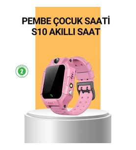 Mey İthalat® S10 Akıllı Çocuk Saati Anlık Konum ve Sesli Mesaj Destekli
