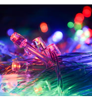 10 Metre 100 Ledli 8 Fonksiyonlu Karışık Renkli RGB Led Lamba (4767)