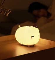 Baseus Cute Series Silikon sevimli Kitty Karikatür / Emzirme ve Gece Lambası