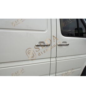 Mercedes Sprinter Van 1998 > 2006 Kapı Kolu 4 Kapı P. Çelik (Krom)