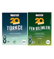 OKYANUS YAYINCILIK 8. Sınıf Master Türkçe  Fen Bilimleri Denemesi (2 Kitap)