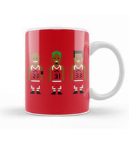 Chicago Bulls Pixel Players Classic Bulls Kupa Bardak Porselen