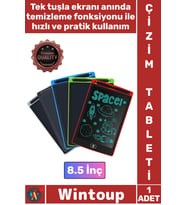 #Tablet Çocuk Dijital Yazım Grafik Tasarım Not Tutma Hafif Akıllı Lcd Çizim Eğitim Tableti 8.5 İnç