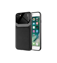 Apple iPhone SE 2020 Uyumlu Kılıf Zore Emiks Kapak (Siyah)