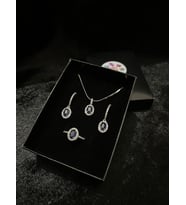 Mavi Aşkına Harika Set Sizlerle - Özel Gümüş Set