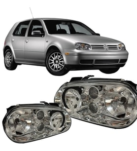 Vw Golf 4 Far Lambası Sağ-Sol Takım 1997-2004 Sisli