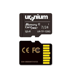 128 GB Uranıum UR-TF-128G Mıcro Sd Card U3 7/24 Surveıllance 100/50MBS Hafıza Kartı