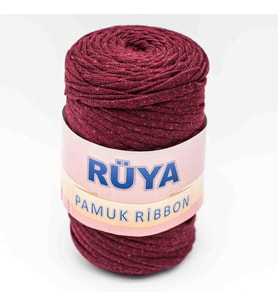 Angel Çanta Aksesuar Bordo Renk Pamuk Ribbon No:1