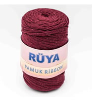 Angel Çanta Aksesuar Bordo Renk Pamuk Ribbon No:1