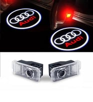 Audi A4 Kapı Altı Hayalet Logo Orjinal Lazer Led 2009-2014 (Siyah)