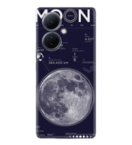 Vivo V29 Lite Kılıf Resimli Desenli Baskılı Silikon Moon info 1424