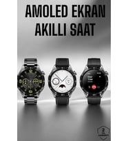 Akıllı Saat Metal Kordonlu Gps Nfc Uyumlu Arama Cevaplayan