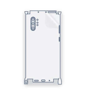 SChitec SAMSUNG Galaxy Note 10+ 5G Uyumlu Fullbody Arka Kaplama Hidrojel Koruyucu Film