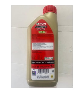 CASTROL POWER 1 SCOOTER 10W-40 4T (Dört Zamanlı Motor Yağı) 1L Dolum Yılı 2023