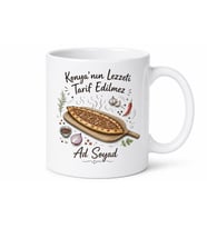 Etliekmek Fırın Küreği Çizimli Esprili Konya Gurme Kupa Bardak Hediye
