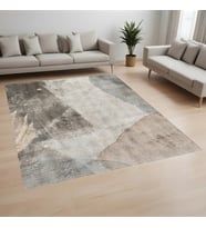 Eliana Home Dijital Baskı Yıkanabilir Kaymaz Taban Salon Halısı Ve Yolluk LN048-FNL320 (Kahverengi)
