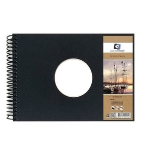 Alex Schoeller Watercolor Sketchbook Sert Kapak Spiralli Suluboya Defteri A4 300 gr 20 yp 