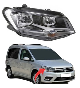 Volkswagen Caddy Sağ Far Komple 2015-2020 2K1941006
