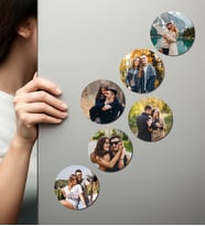 Kişiye Özel Ahşap Fotoğraflı UV Baskılı Magnet