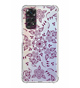 Xiaomi Redmi Note 11 Kamera ve Köşe Korumalı  Antishock Kapak Nostalji Desen Tasarımlı Şeffaf Kılıf