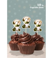 Safari Party Temalı 2 Yaşında Cupcake Süsü '10lu