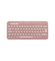 LOGITECH PEBBLE KEYS 2 K380S 920-011859 Multi-Device Bluetooth Klavye Mouse Seti Grafit Pembe