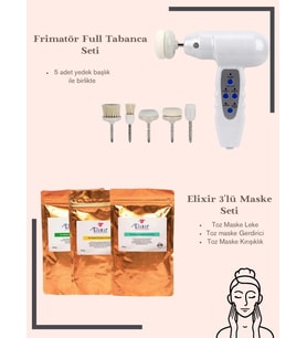 Frimatör Full Tabanca Set & Elixir 3'lü Soyulabilen Toz Maske Seti