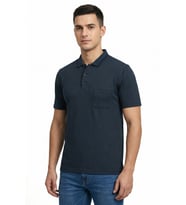 Erkek Polo Yaka Kısa Kollu Cepli Tişört Klasik Kalıp 5302 BGL-ST05534