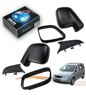 Volkswagen Caddy 3 2004 - 2015 Dış Ayna Kapak Seti -Sol & Sağ 7E18575289 B9