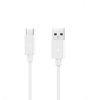 USB-A to USB-C 2 Metre Kablo 60W Güç/Hızlı Şarj / 480 Mbps Data Aktarım Hızı Type-C Ekstra Dayanıklı White - ACA08716