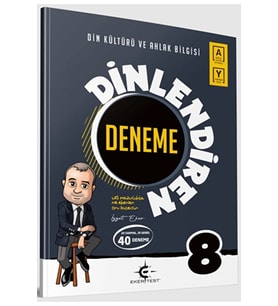 Eker Test Yayınları 8. Sınıf Din Kültürü ve Ahlak Bilgisi Dinlendiren Deneme / Eker Test Yayınları / 9786059054812 (Çok Renkli)