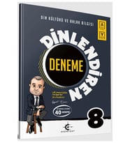 Eker Test Yayınları 8. Sınıf Din Kültürü ve Ahlak Bilgisi Dinlendiren Deneme / Eker Test Yayınları / 9786059054812 (Çok Renkli)
