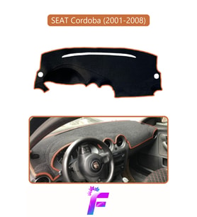 SEAT CORDOBA (2001-2008) Uyumlu Torpido Örtüsü Yansıma Önleyici Tam Koruma Hızlı Montaj K10