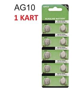 Gördur Ag10 Saat Pili 10 Lu Kart Lr1130/lr54 Düğme Pil 1746
