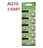 Gördur Ag10 Saat Pili 10 Lu Kart Lr1130/lr54 Düğme Pil 1746