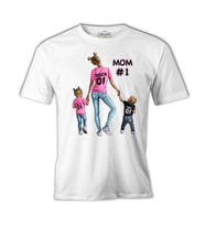 Queen Princess Prince Anneler Günü Beyaz Unisex Tshirt