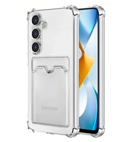Newface Samsung Galaxy S24 Plus Kılıf Kart Şeffaf Silikon - Şeffaf