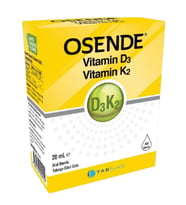 Osende D3K2 Damla Vitamin D3 ve Vitamin K2 (MK7) İçeren Takviye Edici Gıda