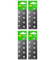 Batteries 189 Ultra Plus Lr54/189/V10Ga Boy lin Düğme Pil, 1.5 Volt, 4 Kart, 20 Adet Pil