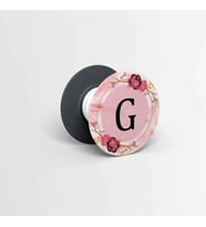Dafhi Çiçek Desen G Harfi Telefon Parmak Tutacağı Popsocket